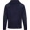 Pullover 1/2 fecho azul-marinho