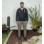 Sweatshirt de trabalho com fecho com capuz preto