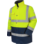 Parka de Trabalho Alta Visibilidade 3/2 Amarelo/Azul-marinho