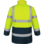 Parka de Trabalho Alta Visibilidade 3/2 Amarelo/Azul-marinho