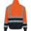 Sweatshirt de Trabalho Alta Visibilidade 2/2 Laranja/Azul-marinho