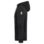 Sweatshirt de trabalho com fecho com capuz preto