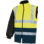 Parka de Trabalho 4 em 1 Alta Visibilidade 2/2 Amarelo/Azul-marinho