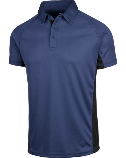 Polo Dry-Tech de Trabalho Azul / Preto