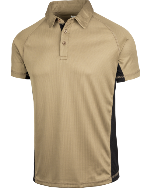 Polo Dry-Tech de Trabalho Bege / Preto
