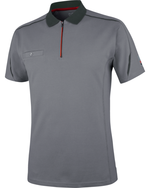 Polo Stretch X Cinzento