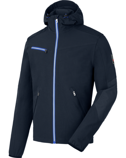 "Softshell de Trabalho Stretch Evolution Azul-marinho/Azul Real Würth MODYF"