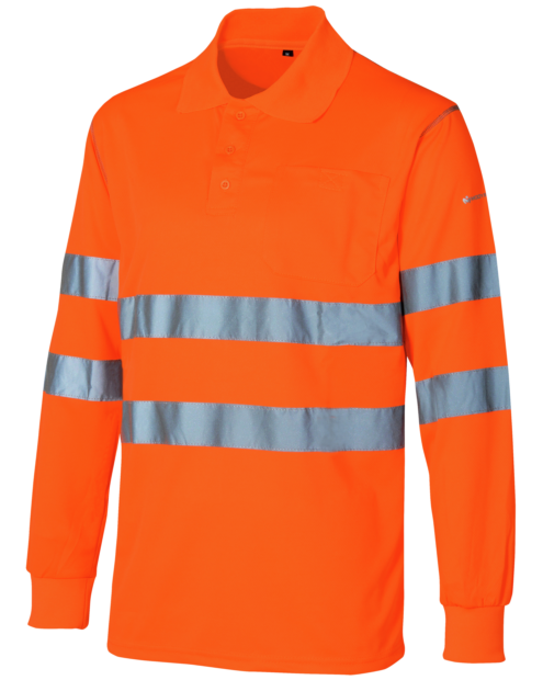 Polo de Trabalho Alta Visibilidade 2/2 Laranja