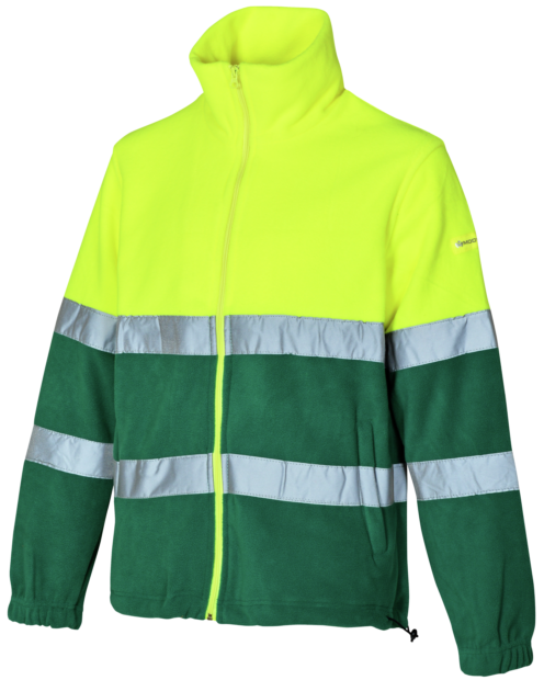 Polar de Trabalho Alta Visibilidade 1/2 Amarelo/Verde