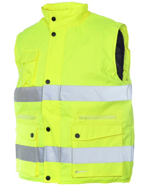 Colete de Trabalho Alta Visibilidade 2/2 Amarelo