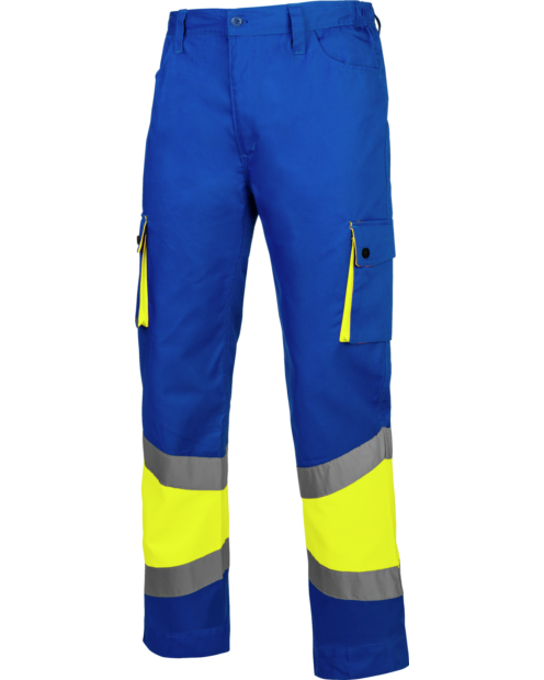 Calças de Trabalho Térmicas Alta Visibilidade 1/2 Amarelo/Real