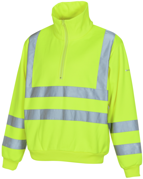 Sweatshirt de Trabalho Alta Visibilidade 3/2 Amarelo