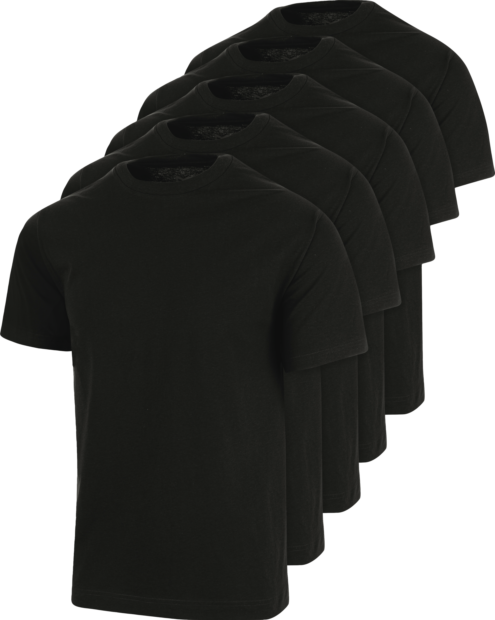 Pack de 5 camisolas de trabalho Würth Modyf Preto